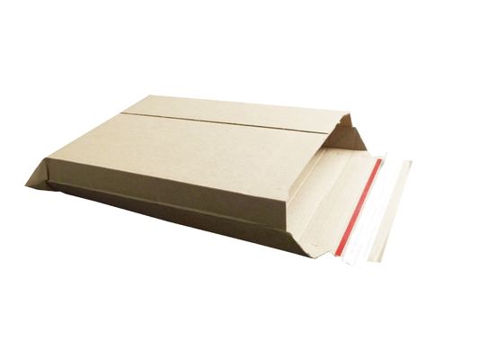 Eco-friendly recycler courrier de livre en papier ondulé sur mesure pour les entreprises courrier de shopping