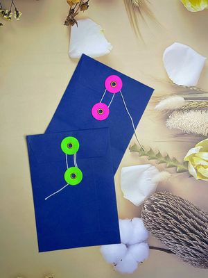 Impression de logo sur papier de couleur 180 grammes enveloppe pour les documents de bureau