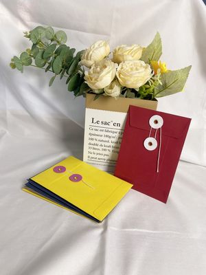Impression de logo sur papier de couleur 180 grammes enveloppe pour les documents de bureau