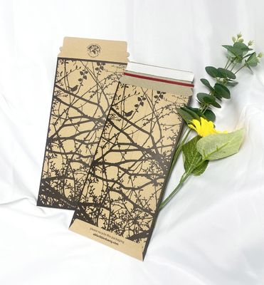 Package de livraison pratique et durable Courrier rigide recyclé Kraft pour livres