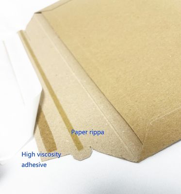Package de livraison pratique et durable Courrier rigide recyclé Kraft pour livres