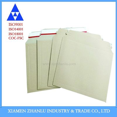 BBoard Enveloppe Livre Mailer Carton Kraft brun pour le marché du carton à copeaux blancs
