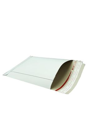 Enveloppe en carton rigide Enveloppe d'emballage Mailer pour taille personnalisée présentant du carton blanc