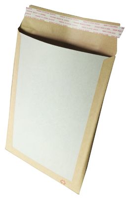 Expédition courrier express C4 enveloppes en carton gris avec papier kraft brun