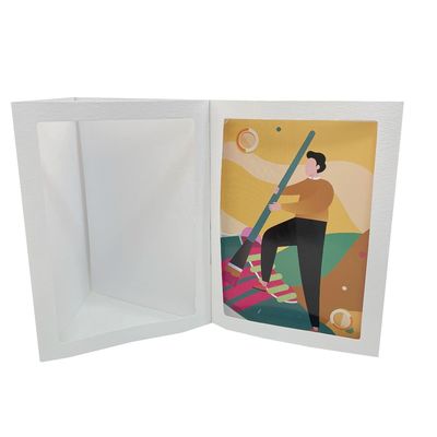 5 1/8 x 7 pouces papier cadre photo portefeuille style pour le cadre photo photo insert exposition