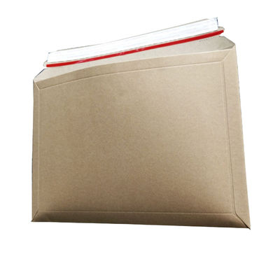 Enveloppe rembourrées en carton tampon de papier kraft recyclé pour les emballages de livraison de cadres photo