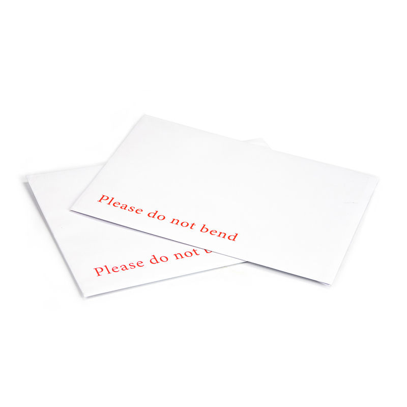 Enveloppes en papier supportées en carton blanc de 9 x 12 3/4 pouces avec auto-sérage et léger